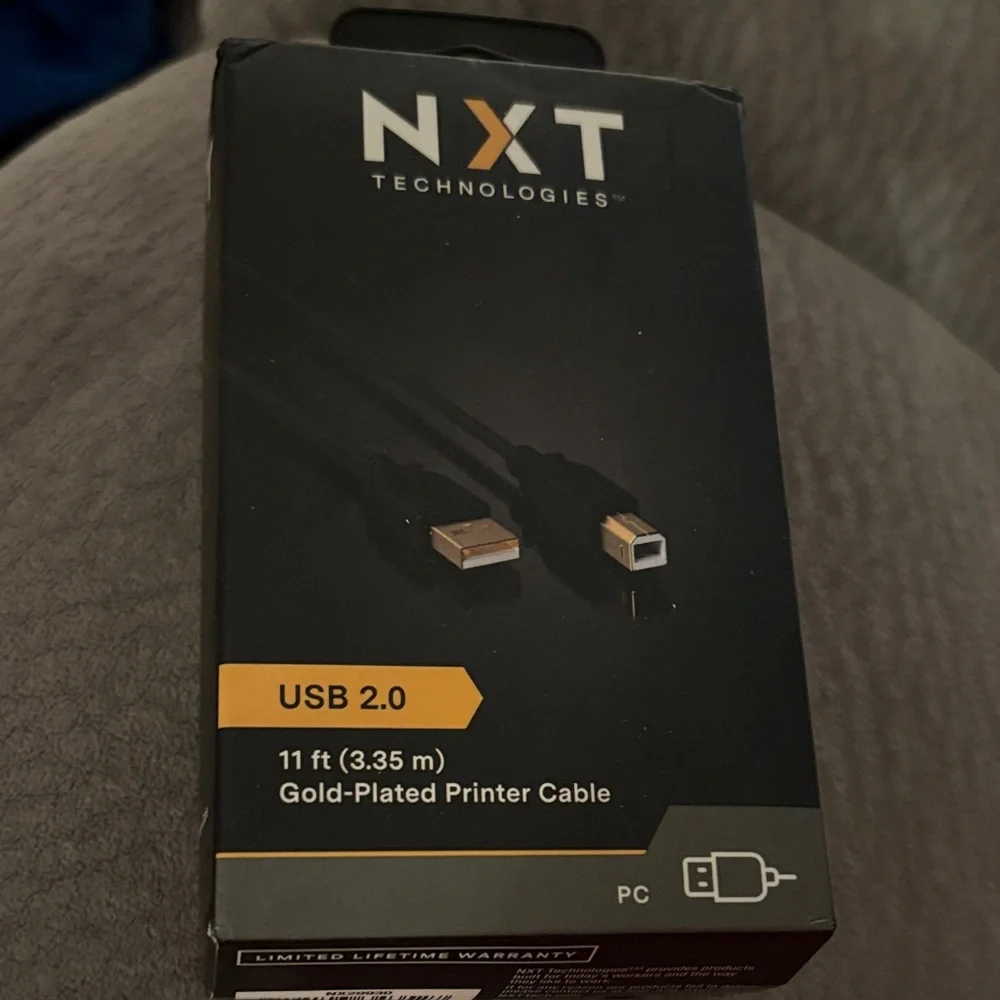 NXT Technologies USB 2.0 Gold-Plated Printer Cable